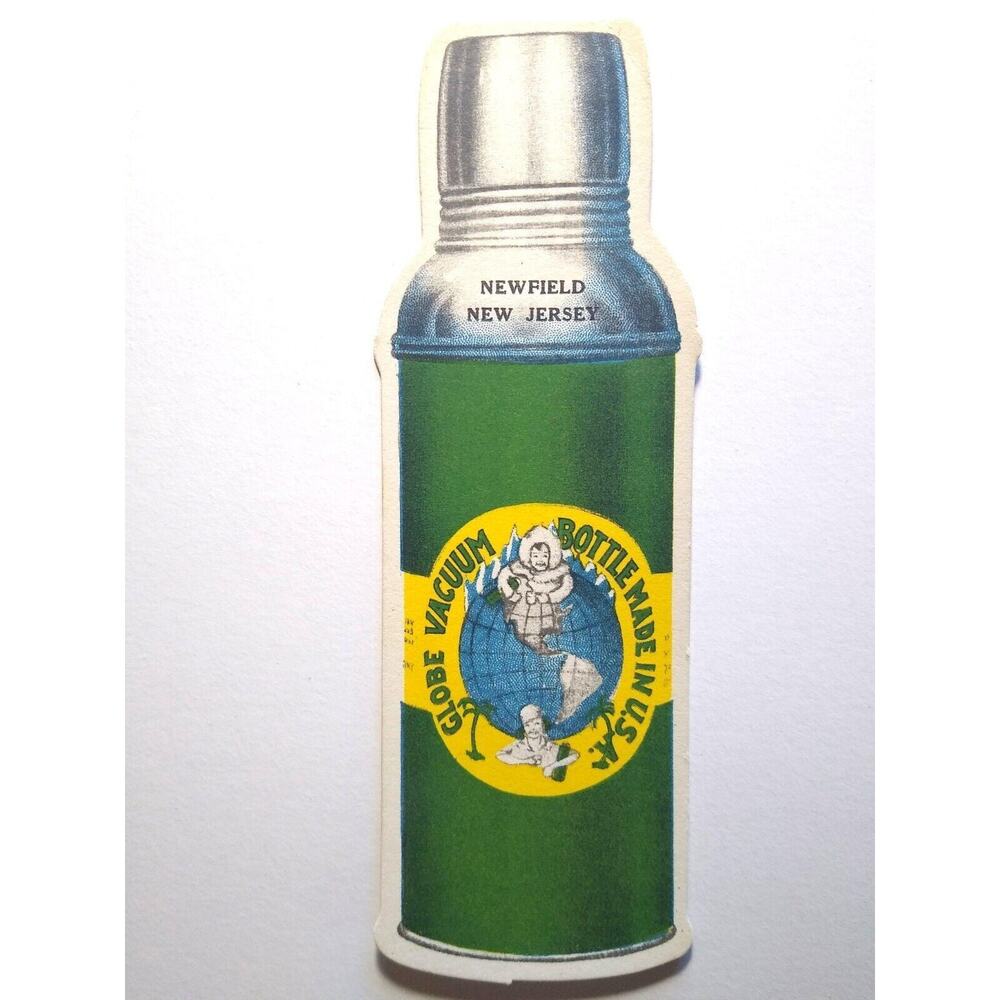 Globe Vacuum Company Blotter Newfield New Jersey 1930's Eskimo Kids Thermos